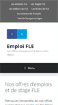 Mobile Screenshot of emploi-fle.com
